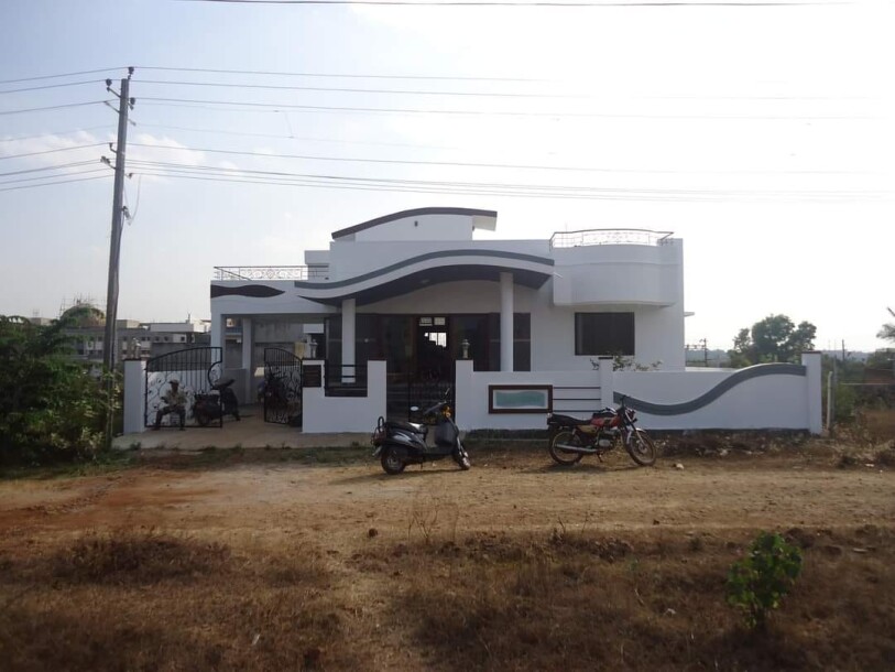 For Rent: Semi-Furnished 3 BHK Independent House in Kuvempu Nagar, Belagavi,-1