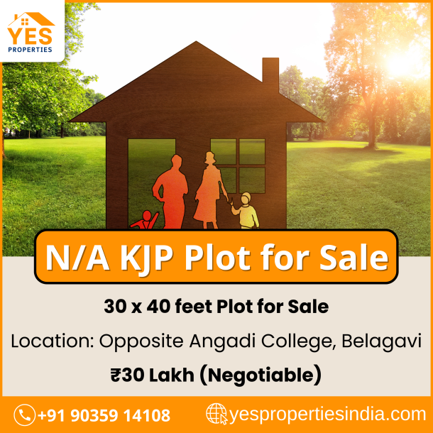 30 x 40 NA Plot Available Near Angadi College, Belagavi-1